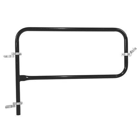 Vestil BLACK PIPE SAFETY RAILING GATE-P SHAPED 48X36 VDKR-G4-BK